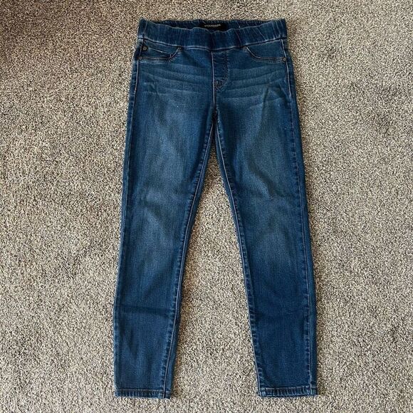 Liverpool Skinny Legging Jeans Women's 6 Dark Wash Denim Pull-On Stretch Retro - Picture 3 of 7